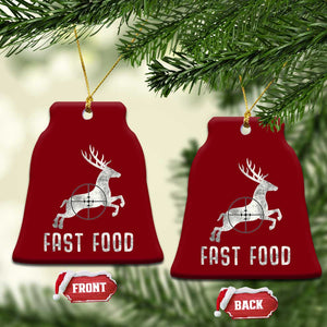 Deer Hunting Season Ceramic Ornament Funny Fast Food TS10 Print Your Wear