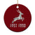 Deer Hunting Season Ceramic Ornament Funny Fast Food - Print Your Wear