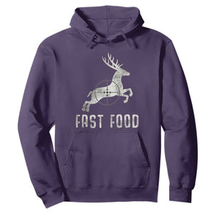 Deer Hunting Season Hoodie Funny Fast Food TS10 Purple Print Your Wear