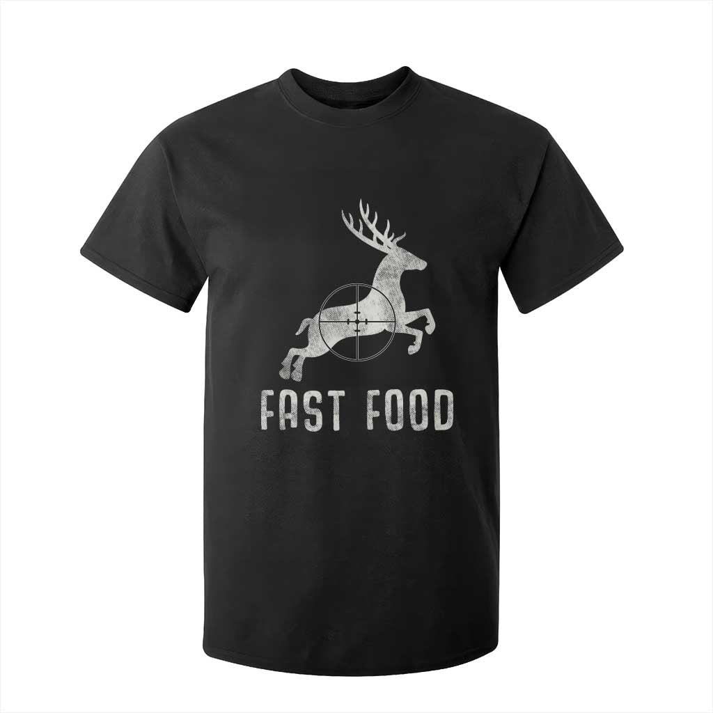 Deer Hunting Season T Shirt For Kid Funny Fast Food - Print Your Wear