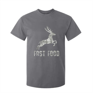 Deer Hunting Season T Shirt For Kid Funny Fast Food TS10 Charcoal Print Your Wear