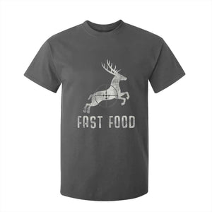 Deer Hunting Season T Shirt For Kid Funny Fast Food TS10 Dark Heather Print Your Wear