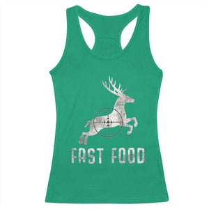 Deer Hunting Season Racerback Tank Top Funny Fast Food TS10 Irish Green Print Your Wear