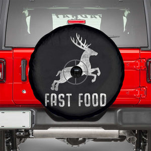 Deer Hunting Season Spare Tire Cover Funny Fast Food TS10 Black Print Your Wear