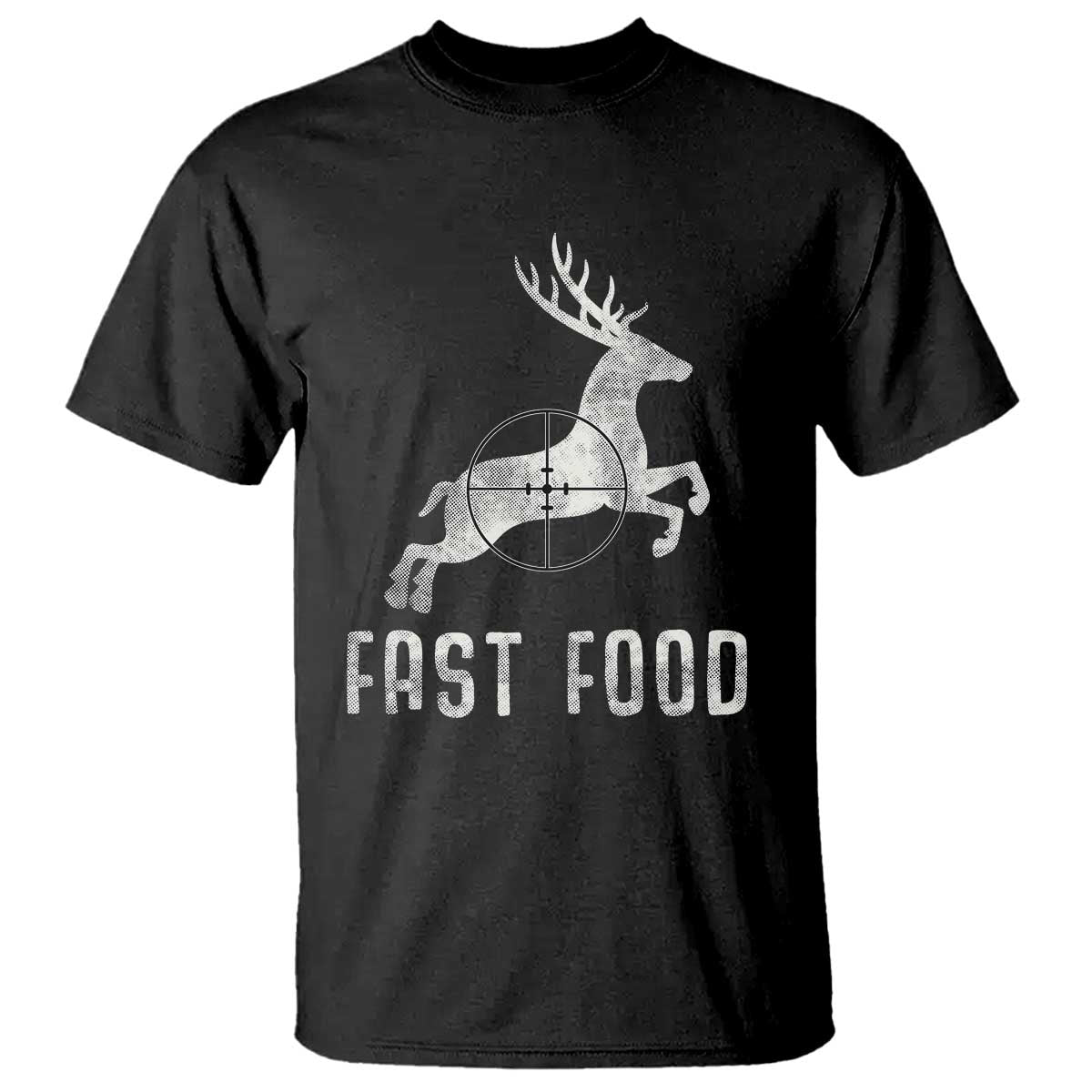 Deer Hunting Season T Shirt Funny Fast Food TS10 Black Print Your Wear