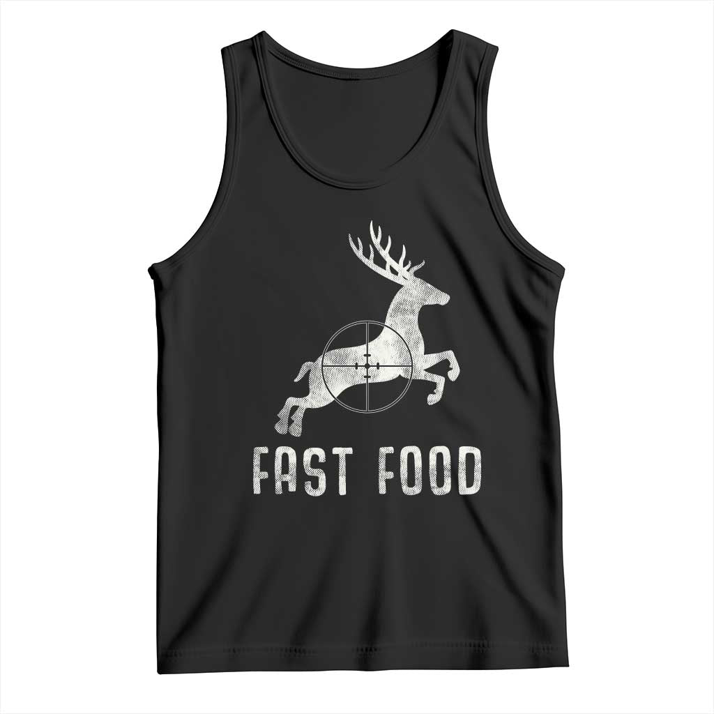 Deer Hunting Season Tank Top Funny Fast Food - Print Your Wear