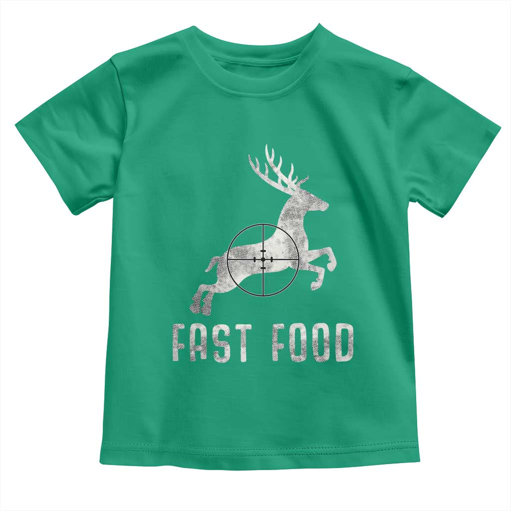 Deer Hunting Season Toddler T Shirt Funny Fast Food TS10 Irish Green Print Your Wear