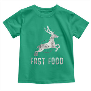 Deer Hunting Season Toddler T Shirt Funny Fast Food TS10 Irish Green Print Your Wear