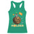 St Patricks Day Bitcoin Astronaut Racerback Tank Top Lucky Shamrock Leprechaun BTC Crypto To The Moon TS10 Irish Green Print Your Wear