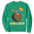 St Patricks Day Bitcoin Astronaut Sweatshirt Lucky Shamrock Leprechaun BTC Crypto To The Moon TS10 Irish Green Print Your Wear