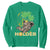 St Patricks Day Bitcoin Astronaut Sweatshirt Lucky Shamrock Leprechaun BTC Crypto Holder TS10 Irish Green Print Your Wear