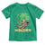 St Patricks Day Bitcoin Astronaut Toddler T Shirt Lucky Shamrock Leprechaun BTC Crypto Holder TS10 Irish Green Print Your Wear