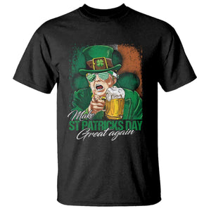 Funny Trump St Patricks Day T Shirt Make St Patricks Day Great Again TS10 Black Print Your Wear