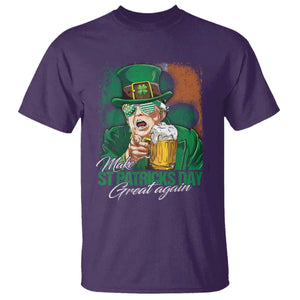 Funny Trump St Patricks Day T Shirt Make St Patricks Day Great Again TS10 Purple Print Your Wear