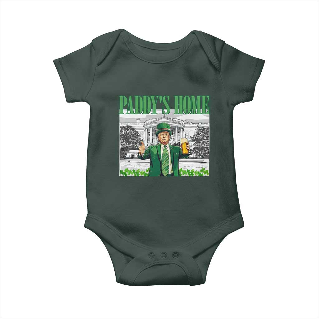 Funny Trump St Patricks Day Baby Onesie Paddy's Home White House TS10 Print Your Wear