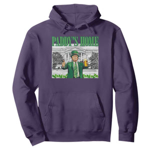 Funny Trump St Patricks Day Hoodie Paddy's Home White House TS10 Purple Print Your Wear