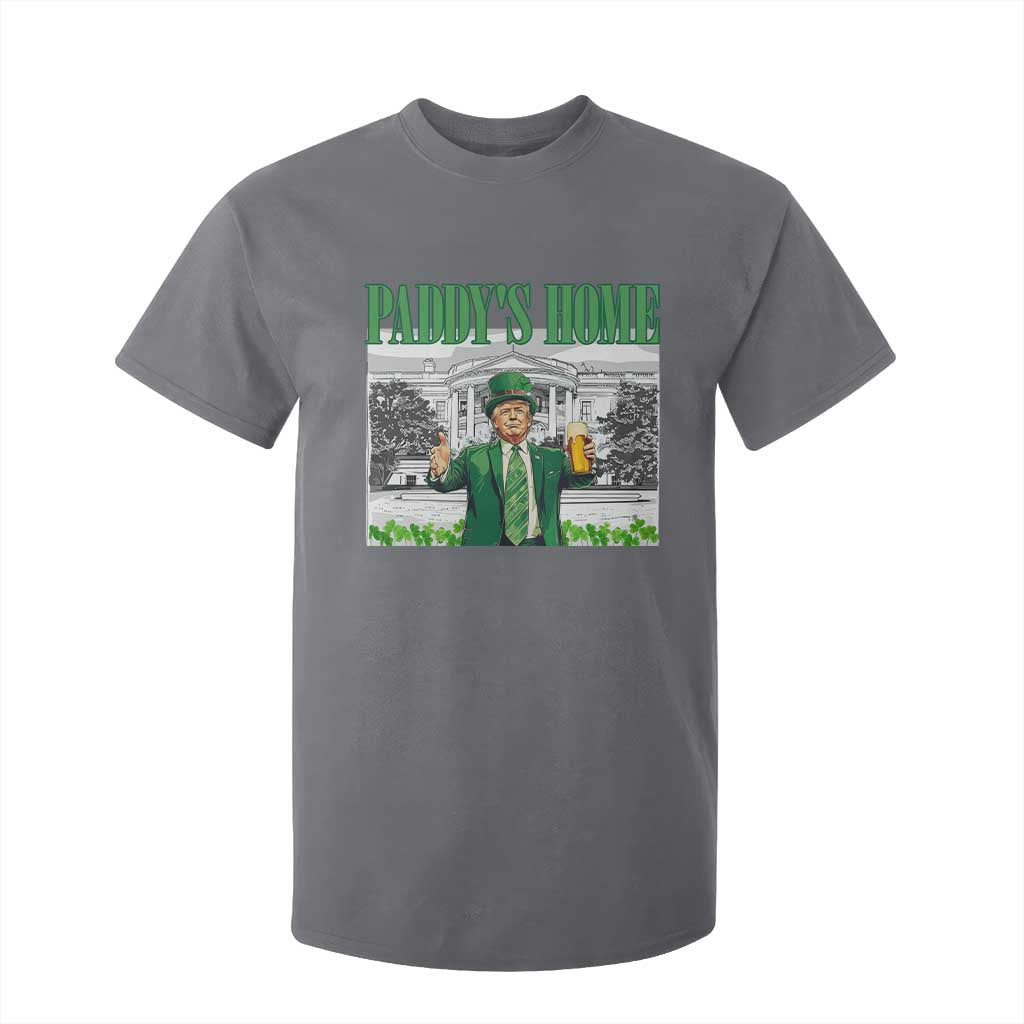 Funny Trump St Patricks Day T Shirt For Kid Paddy's Home White House TS10 Charcoal Print Your Wear