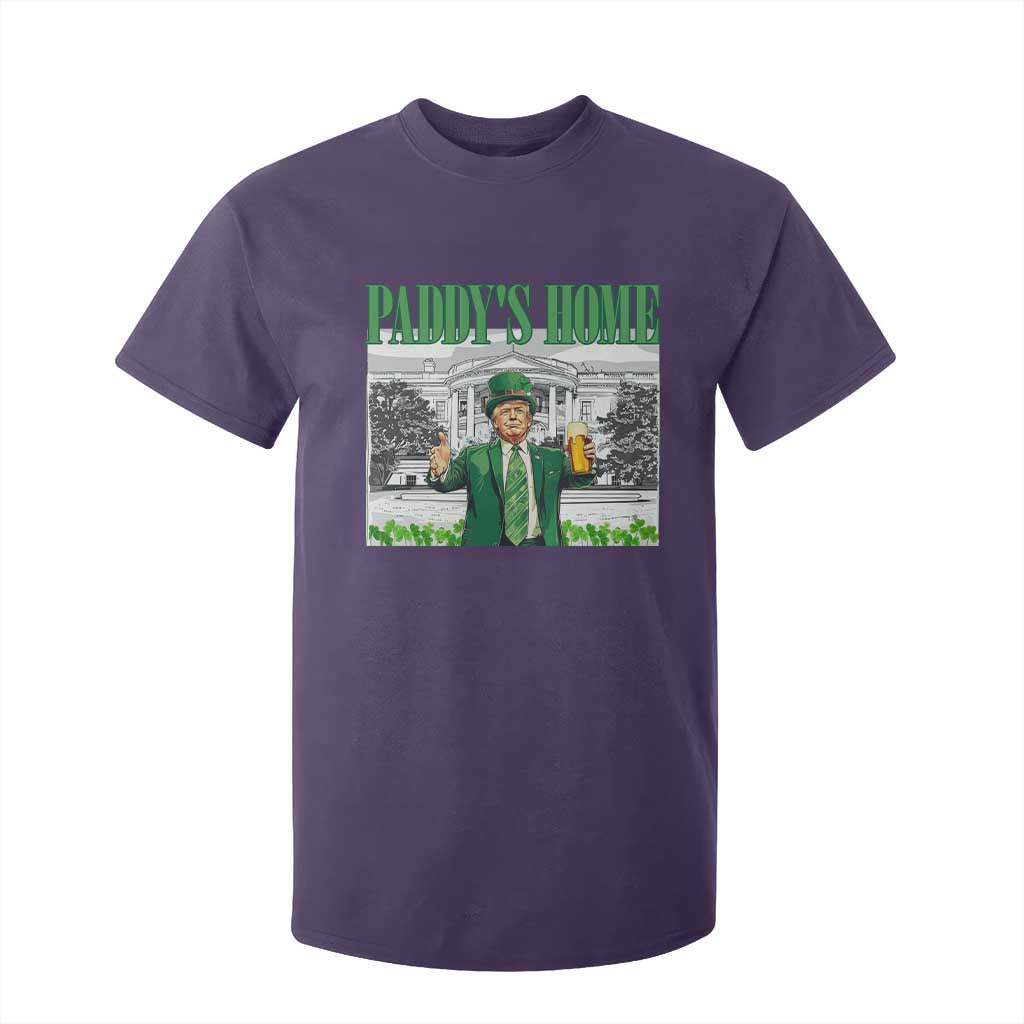 Funny Trump St Patricks Day T Shirt For Kid Paddy's Home White House TS10 Purple Print Your Wear