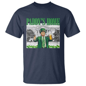 Funny Trump St Patricks Day T Shirt Paddy's Home White House TS10 Navy Print Your Wear