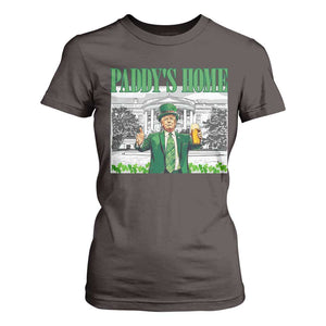 Funny Trump St Patricks Day T Shirt For Women Paddy's Home White House TS10 Dark Chocolate Print Your Wear