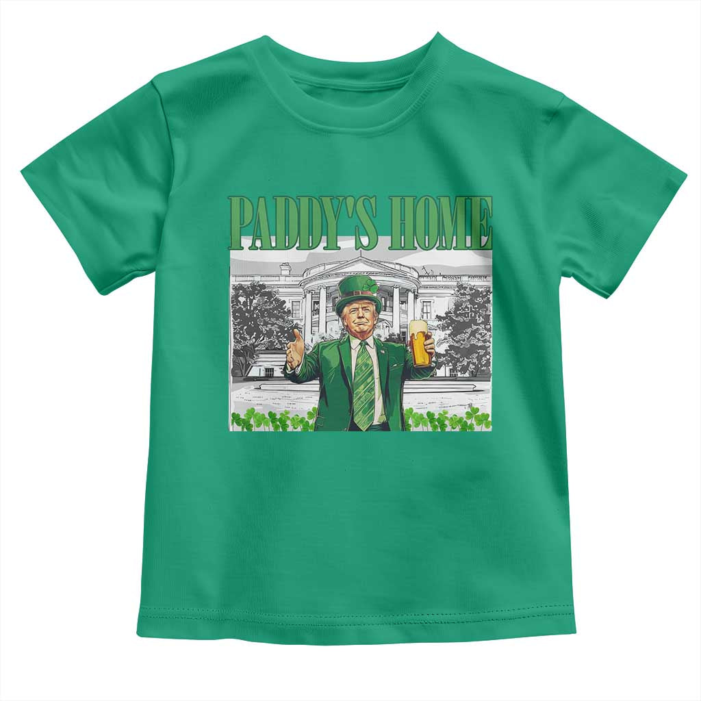 Funny Trump St Patricks Day Toddler T Shirt Paddy's Home White House TS10 Irish Green Print Your Wear