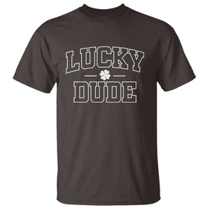 Kids St. Patrick's Day T Shirt Lucky Dude TS10 Dark Chocolate Print Your Wear