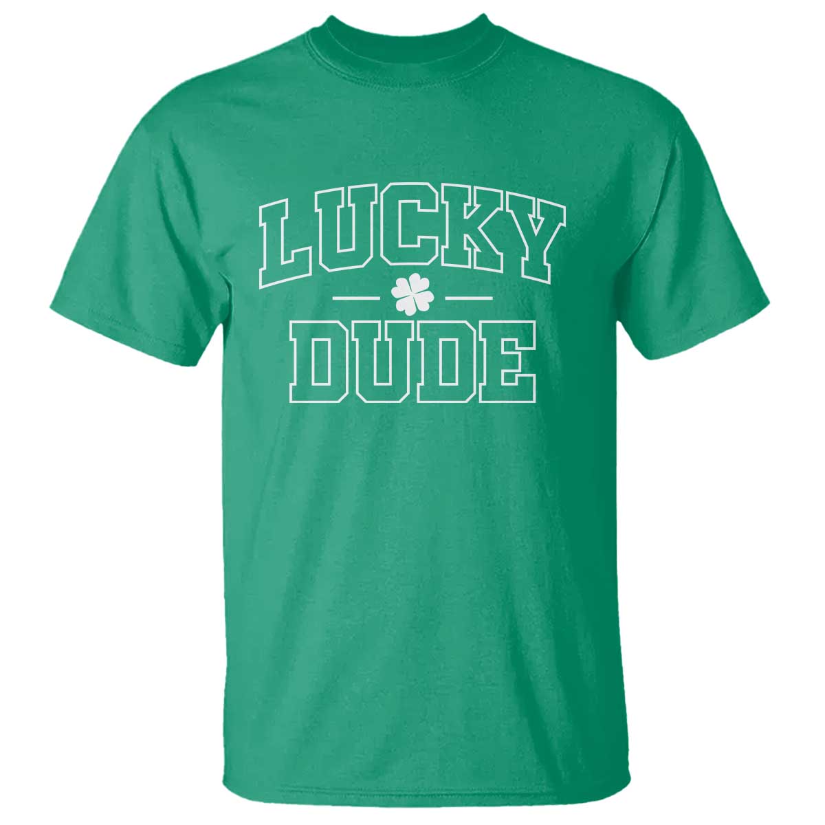 Kids St. Patrick's Day T Shirt Lucky Dude TS10 Irish Green Print Your Wear