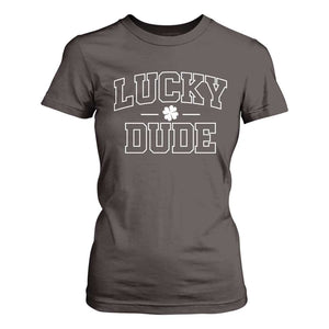 Kids St. Patrick's Day T Shirt For Women Lucky Dude TS10 Dark Chocolate Print Your Wear