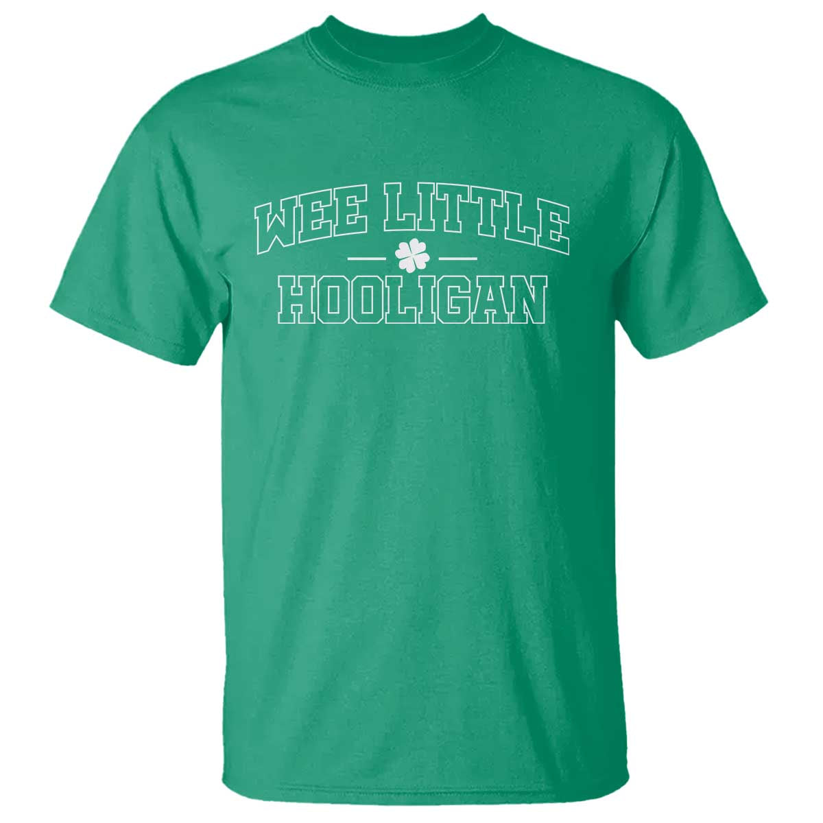 St Patricks Day Wee Little Hooligan T Shirt TS10 Irish Green Print Your Wear