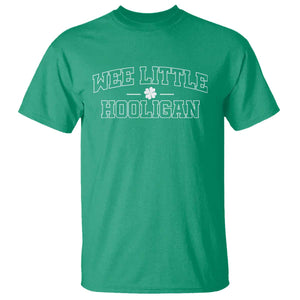 St Patricks Day Wee Little Hooligan T Shirt TS10 Irish Green Print Your Wear