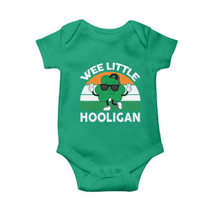 St Patricks Day Wee Little Hooligan Baby Onesie Funny Men Boy Kids Irish Kids TS10 Irish Green Print Your Wear