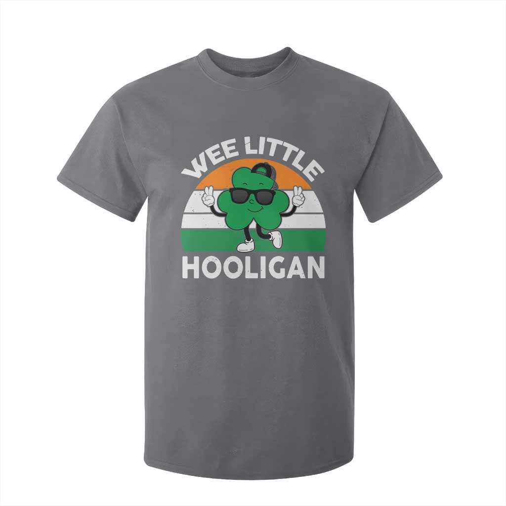 St Patricks Day Wee Little Hooligan T Shirt For Kid Funny Men Boy Kids Irish Kids TS10 Charcoal Print Your Wear