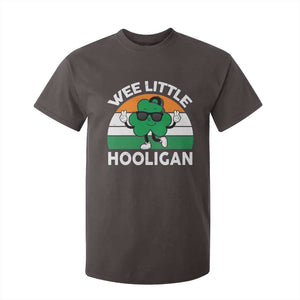St Patricks Day Wee Little Hooligan T Shirt For Kid Funny Men Boy Kids Irish Kids TS10 Dark Chocolate Print Your Wear