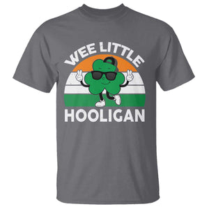 St Patricks Day Wee Little Hooligan T Shirt Funny Men Boy Kids Irish Kids TS10 Charcoal Print Your Wear