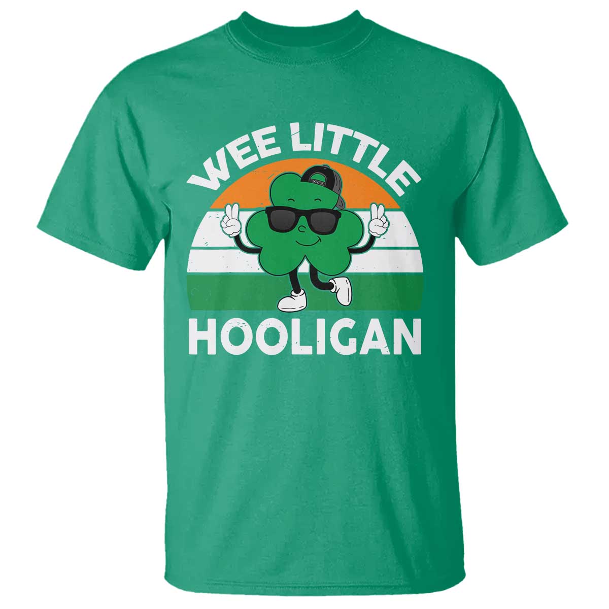 St Patricks Day Wee Little Hooligan T Shirt Funny Men Boy Kids Irish Kids TS10 Irish Green Print Your Wear
