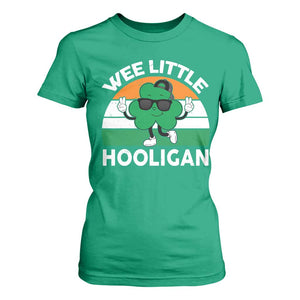 St Patricks Day Wee Little Hooligan T Shirt For Women Funny Men Boy Kids Irish Kids TS10 Irish Green Print Your Wear