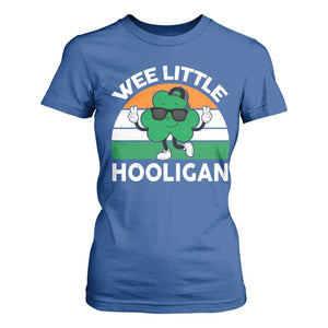 St Patricks Day Wee Little Hooligan T Shirt For Women Funny Men Boy Kids Irish Kids TS10 Royal Blue Print Your Wear