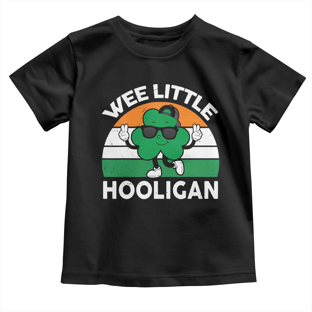 St Patricks Day Wee Little Hooligan Toddler T Shirt Funny Men Boy Kids Irish Kids TS10 Black Print Your Wear