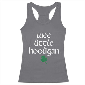 St Patricks Kids Wee Little Hooligan Racerback Tank Top TS10 Charcoal Print Your Wear