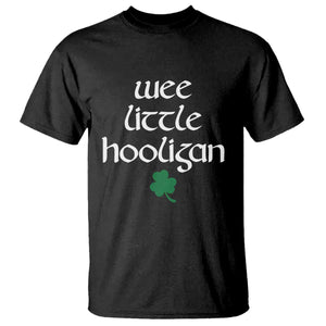 St Patricks Kids Wee Little Hooligan T Shirt TS10 Black Print Your Wear