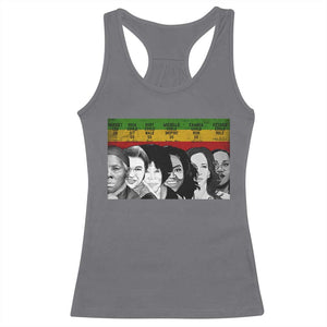 Black Pride Racerback Tank Top Harriet Led Rosa Could Sit Ruby Could Walk Michelle Could Inspire Kamala Could Run Ketanji Could Rule TS10 Charcoal Print Your Wear