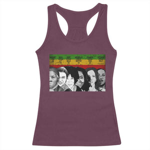Black Pride Racerback Tank Top Harriet Led Rosa Could Sit Ruby Could Walk Michelle Could Inspire Kamala Could Run Ketanji Could Rule TS10 Maroon Print Your Wear