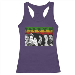 Black Pride Racerback Tank Top Harriet Led Rosa Could Sit Ruby Could Walk Michelle Could Inspire Kamala Could Run Ketanji Could Rule TS10 Purple Print Your Wear