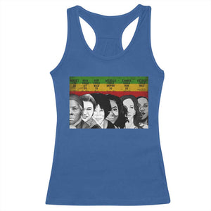 Black Pride Racerback Tank Top Harriet Led Rosa Could Sit Ruby Could Walk Michelle Could Inspire Kamala Could Run Ketanji Could Rule TS10 Royal Blue Print Your Wear