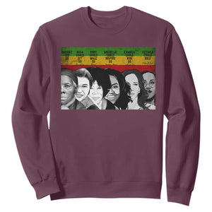Black Pride Sweatshirt Harriet Led Rosa Could Sit Ruby Could Walk Michelle Could Inspire Kamala Could Run Ketanji Could Rule TS10 Maroon Print Your Wear