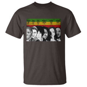 Black Pride T Shirt Harriet Led Rosa Could Sit Ruby Could Walk Michelle Could Inspire Kamala Could Run Ketanji Could Rule TS10 Dark Chocolate Print Your Wear