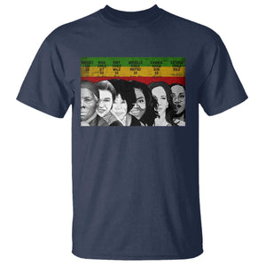 Black Pride T Shirt Harriet Led Rosa Could Sit Ruby Could Walk Michelle Could Inspire Kamala Could Run Ketanji Could Rule TS10 Navy Print Your Wear