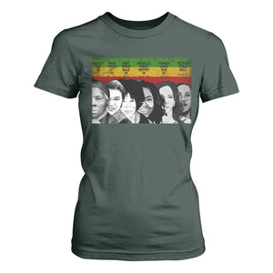 Black Pride T Shirt For Women Harriet Led Rosa Could Sit Ruby Could Walk Michelle Could Inspire Kamala Could Run Ketanji Could Rule TS10 Dark Forest Green Print Your Wear