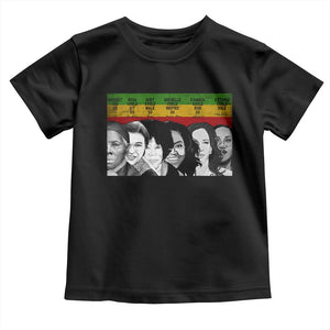 Black Pride Toddler T Shirt Harriet Led Rosa Could Sit Ruby Could Walk Michelle Could Inspire Kamala Could Run Ketanji Could Rule TS10 Black Print Your Wear