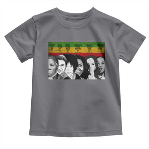 Black Pride Toddler T Shirt Harriet Led Rosa Could Sit Ruby Could Walk Michelle Could Inspire Kamala Could Run Ketanji Could Rule TS10 Charcoal Print Your Wear